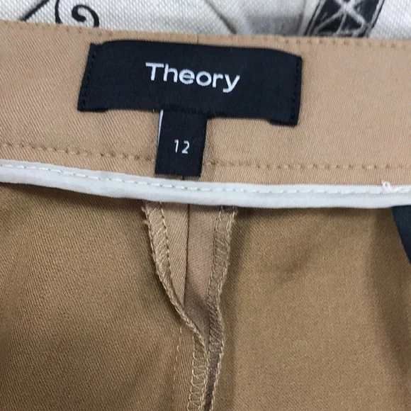 Theory Cropped Tailored Trousers - Picture 7 of 9